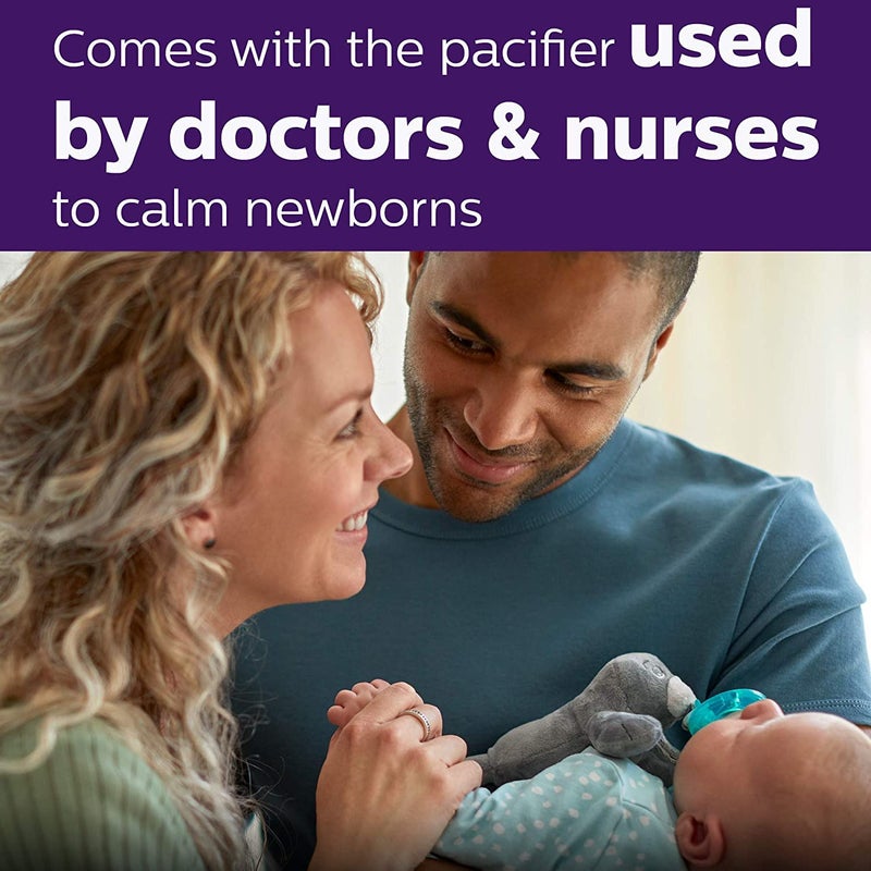 Avent Philips AVENT Soothie Snuggle Pacifier Holder with Detachable Pacifier, Koala, 0m+, SCF347/06 - Image 2